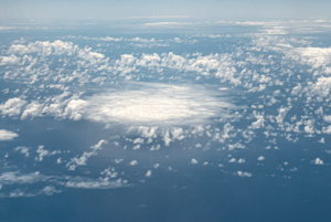 Cloud Burst over the Ocean