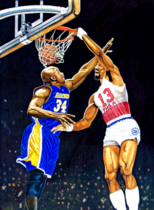 Dr. J vs Shaq